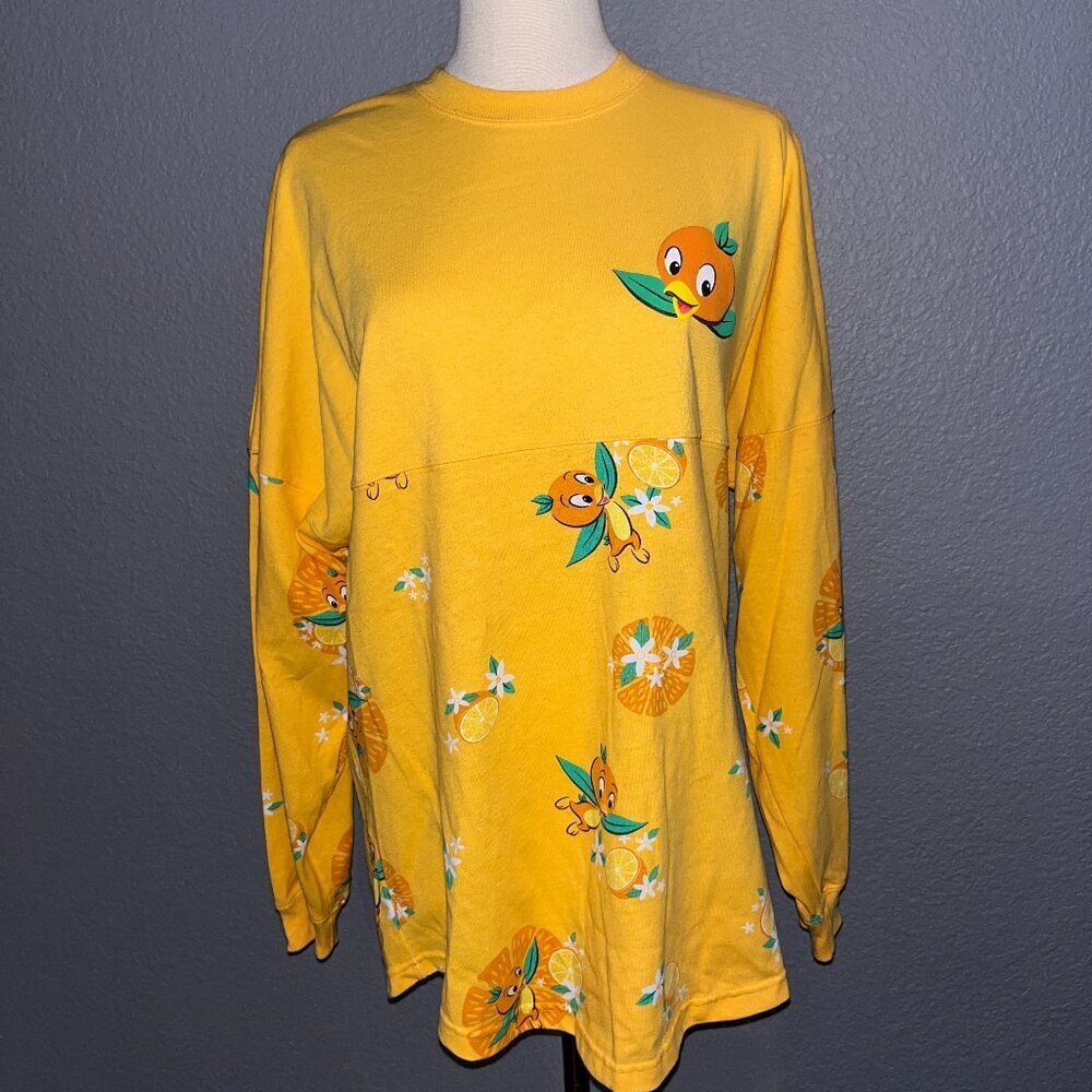 DISNEY PARKS SPIRIT JERSEY THE ORIGINAL FLORIDA ORANGE BIRD SHIRT - EUC - SIZE S